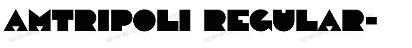 AMTripoli Regular字体转换